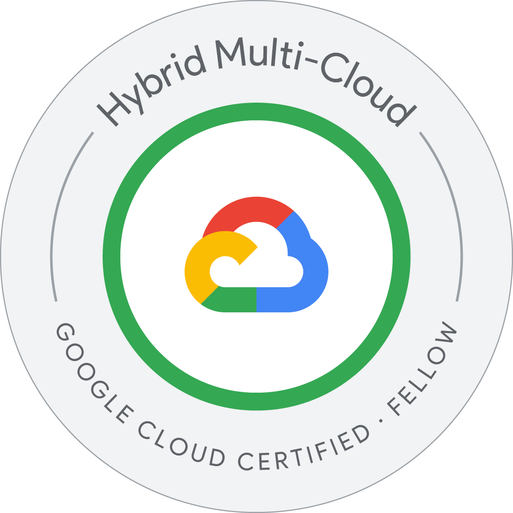 Google Cloud Certified Fellow